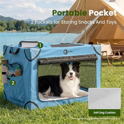 Portable Collapsible Soft Dog Crate - Image 4