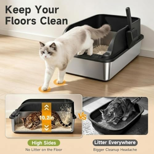 Stainless Steel Litter Box - Image 4