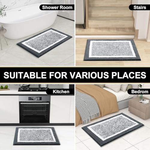 OLANLY Bathroom Runner Rugs 59x20, Long Bath Mats - Image 7