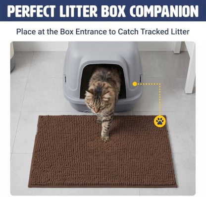 Muddy Mat® | Cat Litter Mat 18"x28", Litter Trapping Mat, Super Absorbent - Image 3