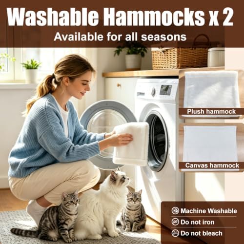 Cat Desk Bed Foldable Wood Cat Bed - Image 7