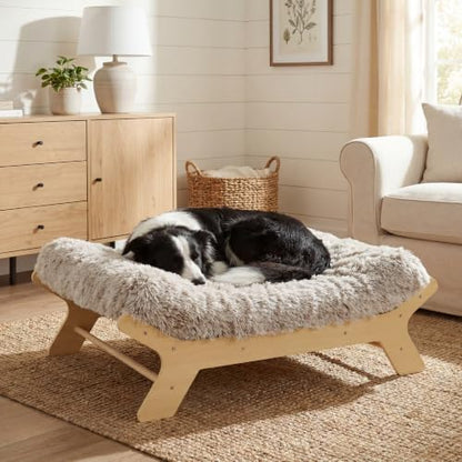 Muihood Elevated Wood Dog Bed Frame by MUIHOOD