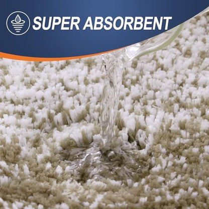 OLANLY Bathroom Runner Rug 40x20, Extra Soft Absorbent Microfiber Bath Rugs - Image 4