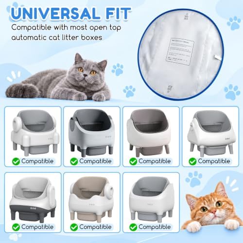 2Pcs Waterproof Pads for Self Cleaning Cat Litter Box - Image 3