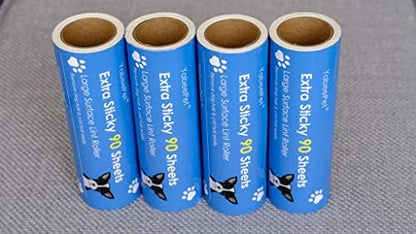 Extra Sticky Large Lint Roller Refills, 6.3'' Giant Lint Roller Refills - Image 6