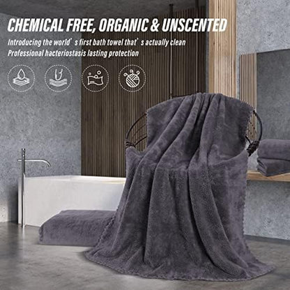MOONQUEEN 6 Pack Premium Bath Towel Set - Image 6