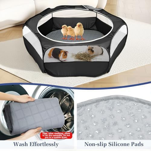 Pawaboo 2-in-1 Small Animals Playpen - Image 4