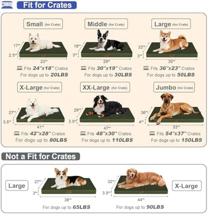Waterproof Orthopedic Dog Crate Bed - Image 4