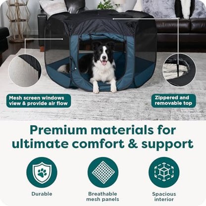 FurHaven Soft-Sided Dog & Cat Playpen, Portable Foldable Indoor & Outdoor Pet - Image 5