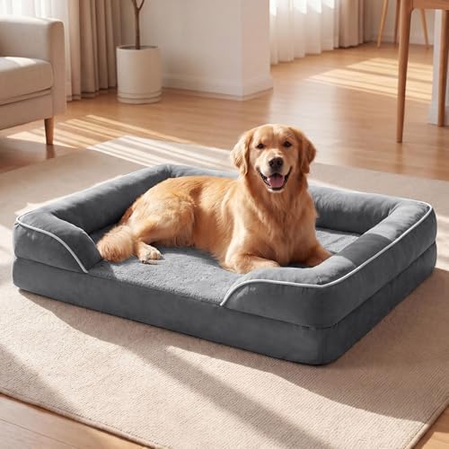 Waterproof Orthopedic Dog Bed for Extra Large Dogs by Unknown