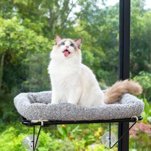 Cat Window Perch, Cordless Cat Hammock Window Seat - Image 2