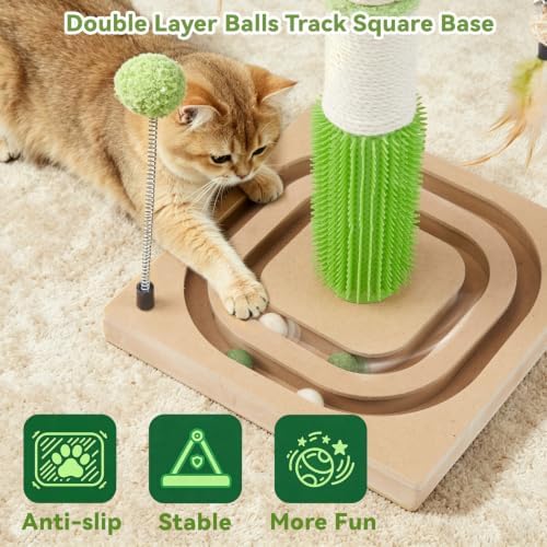 Cat Scratching Post with Stable Square Base - Image 2