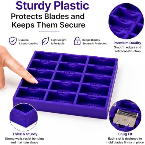 Mini Toolbox Drawer Organizer for Dog Grooming Blades – Desktop Storage Insert - Image 5