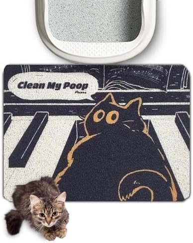 Lukamoo® Cute Cat Litter Mat, for Kitty Litter & Cat Litter Box, Independent by Lukamoo