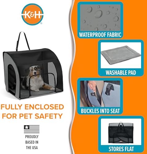 K&H Dog Car Seat, Travel Safety Carrier - Image 3