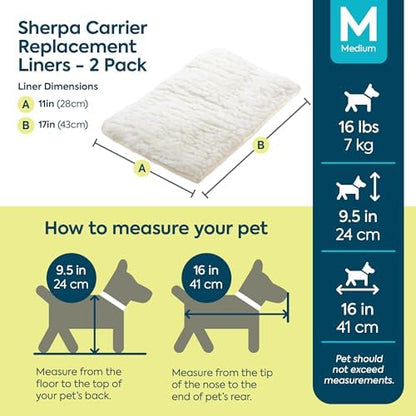 Sherpa Replacement Liners for Travel Pet Carriers - Image 3