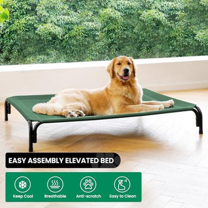 Elevated Dog Bed Outdoor Cooling Raised Cot - Image 2