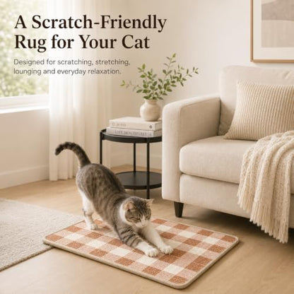 Cat Scratcher Mat, Natural Sisal Cat Scratch Pad - Image 3