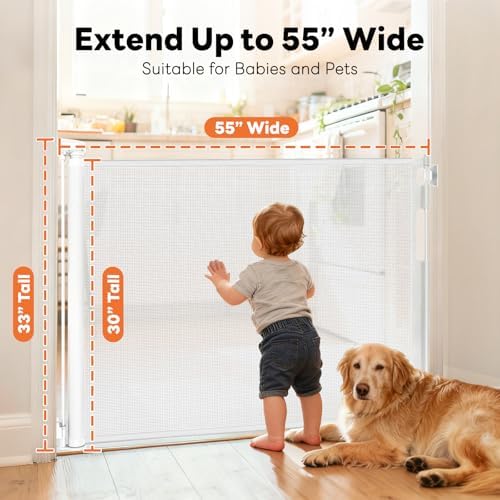 Retractable Baby Gates for Doorways - Image 2