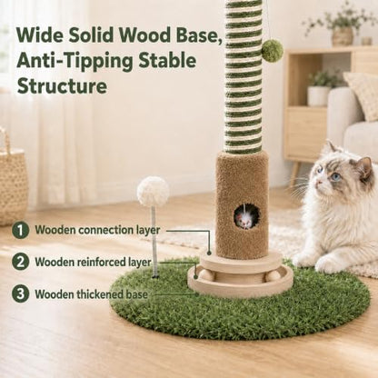 39" Sisal Rotating Cat Scratching Post - Image 5