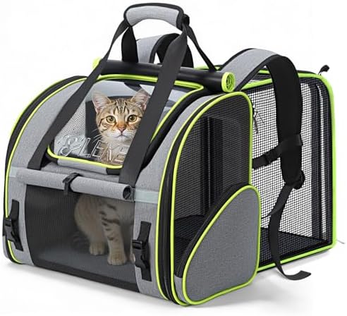 Lekereise Expandable Cat Backpack Carrier by Lekereise