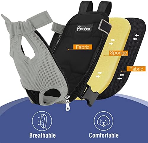 Pawaboo Pet Carrier Backpack, Adjustable Pet Front Cat Dog Carrier Backpack - Image 5