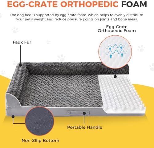 XXL Orthopedic Dog Bed, Extra Large Dogs - Image 2
