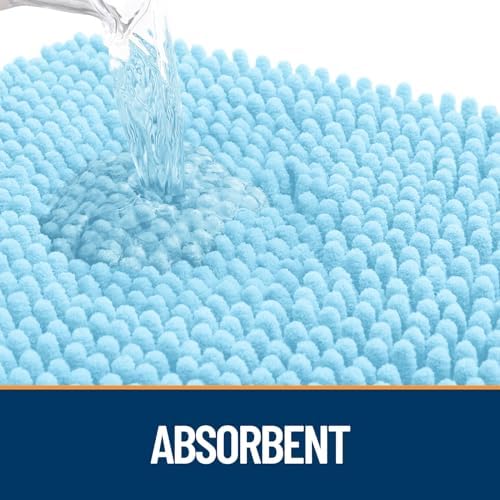 OLANLY Dog Door Mat for Muddy Paws 45x27, Super Absorbent Chenille Mud Mat - Image 3