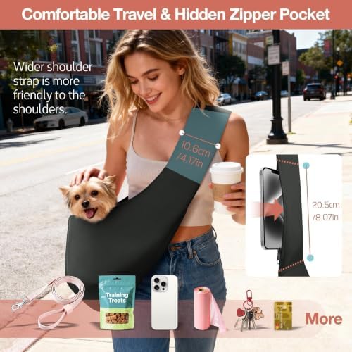 YUDODO Adjustable Dog Sling Carrier - Image 5