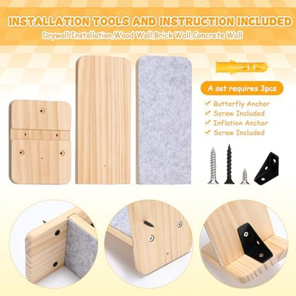 CroBlissful 8 Pack Cat Wall Steps Climbing Shelf Wall Mounted Cat Stairs - Image 4
