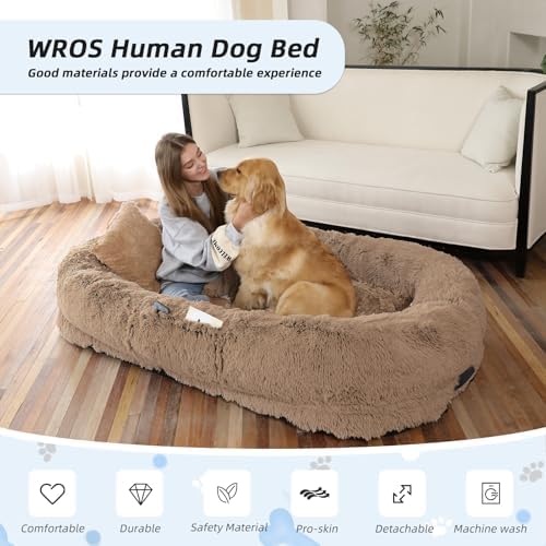 WROS Human Dog Bed for Adult - Image 2