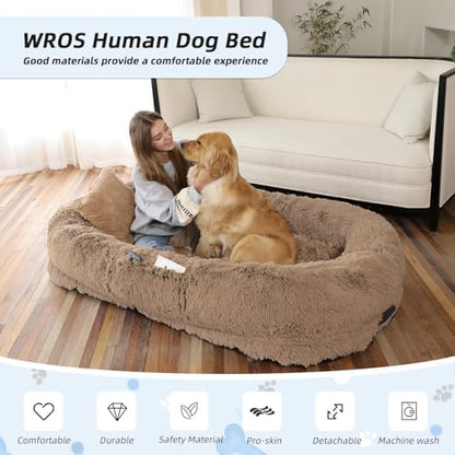 WROS Human Dog Bed for Adult - Image 2