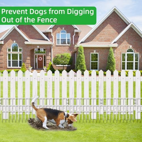 17ft X 13in Animal Barrier Fence, 12 Panels No Dig Fence - Image 3