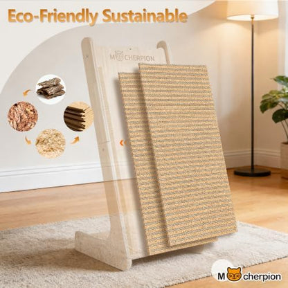 Cork Cat Scratch Pad-2Pcs Replaceable Scratching Mats - Image 2