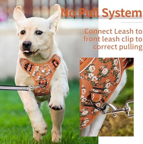 HEELE Dog Harness, No Pull Adjustable Padded Reflective Harness - Image 5