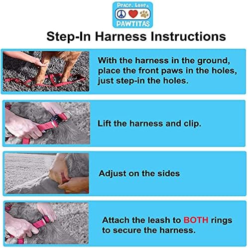 Pawtitas Reflective Step-in Dog Harness – Adjustable No-Pull Vest - Image 6