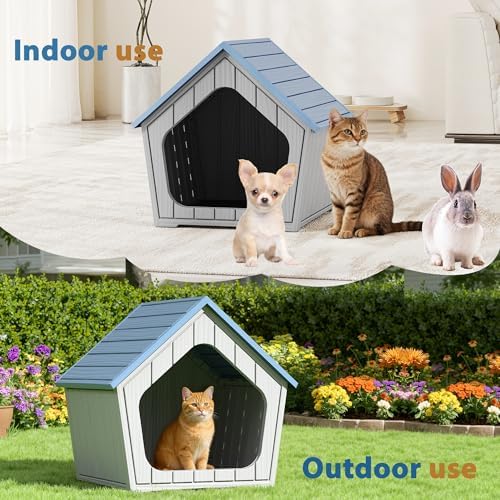 Cat Litter Box Enclosure, Resin Outdoor Litter Box - Image 5