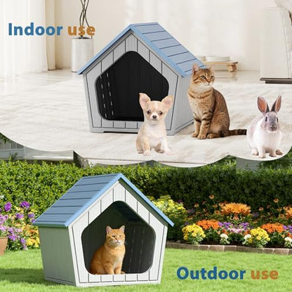 Cat Litter Box Enclosure, Resin Outdoor Litter Box - Image 5