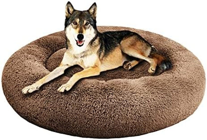 SAVFOX 45 inches Calming Donut Dog Bed by SAVFOX
