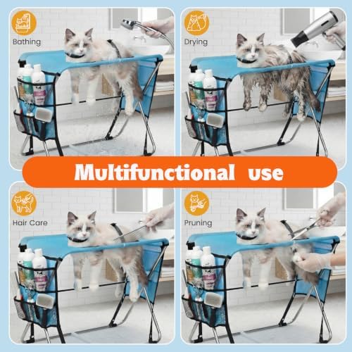 Foldable Pet Grooming Hammock for Small Dogs & Cats - 30lb - Image 4