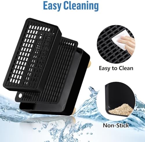 Extra Large 2 Steps Cat Litter Box Step Ramp, Cat Litter Catcher Mat - Image 5