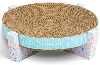 Catstages Scratch, Snuggle & Rest 2-in-1 Cat Scratcher & Lounger by Catstages