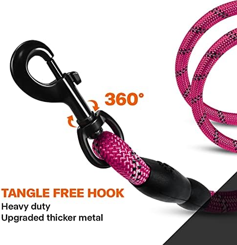 Taglory Rope Dog Leash for Medium Large Dogs, 6 FT Padded Handle - Image 6