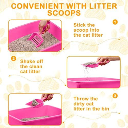 Amyhill 10Pcs Open Cat Litter Box - Image 5