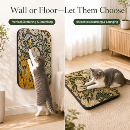 2 Pack Cat Wall Scratcher, Art Cat Scratching Board - Image 5