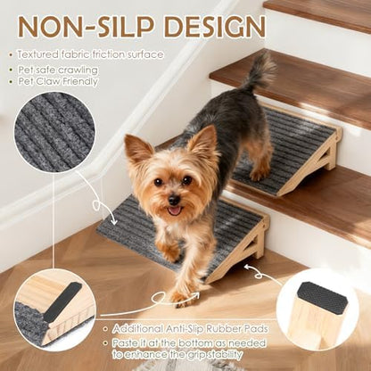 Fixed Wooden Dog Stairs - Image 5