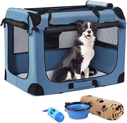 Petprsco Portable Dog Crates for Medium Dogs by Petprsco