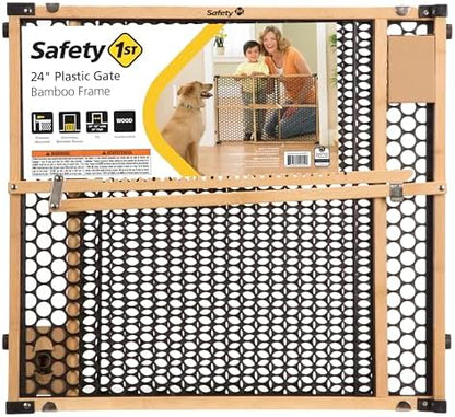 Safety 1st Bamboo Baby Gate for Doorways, No Drill Easy Install, Dog Gates - Image 6