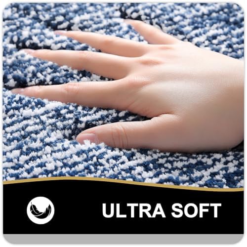 OLANLY Bathroom Runner Rugs 59x24, Extra Long Bath Mats - Image 3