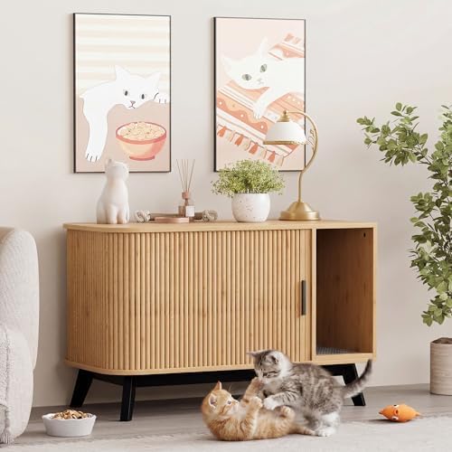 Cat Litter Box Furniture by STMHOM